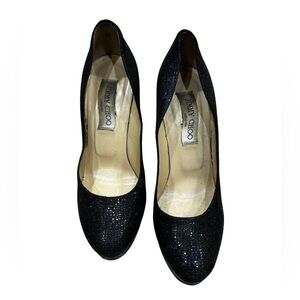 Jimmy Choo Glitter High Heel Shoes